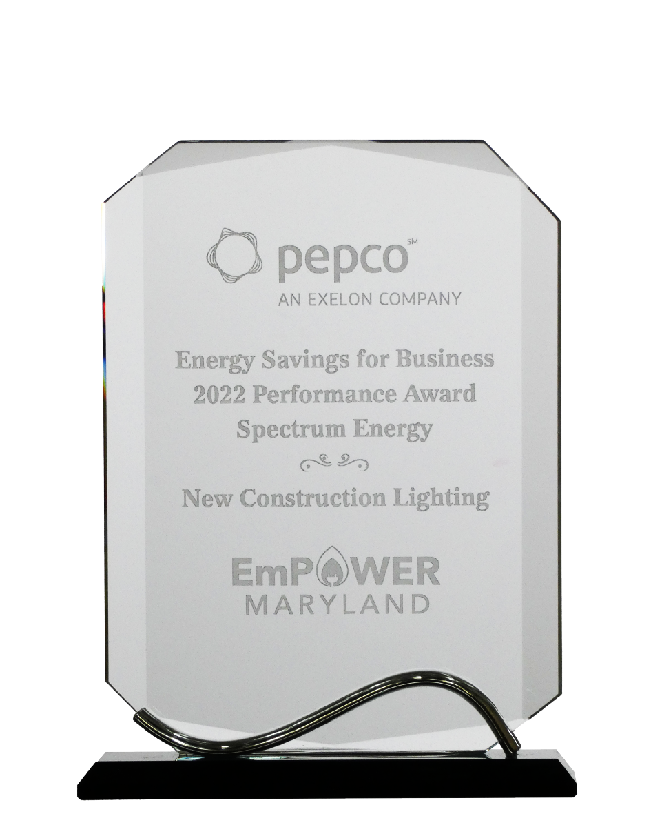 PEPCO 2021 Top Overall Service Provider Mechanical Efficiency Award Image